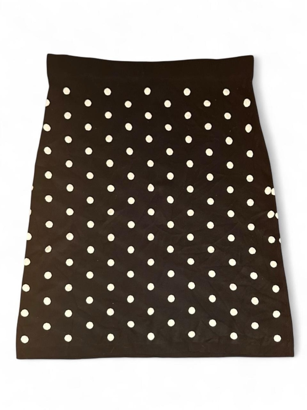 Victor Glemaud Target Skirt Polka Dot Midi Sweater Knit Black White Plus 3X NWOT